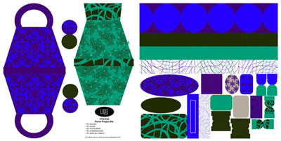 Luxe Designs - Chemise 12x24 Project Die Cuts  (pack of 5)